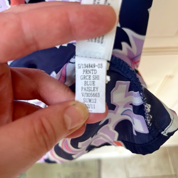 GAP paisley print medium shift dress - Picture 8 of 9